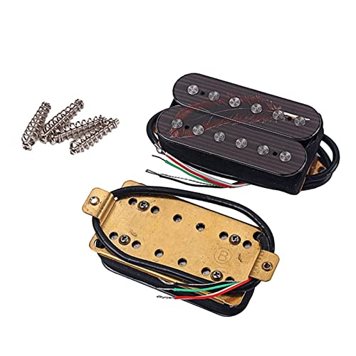 ZENGXUE Gitarre-Nackenabholung Für Gibson-Stil-E-Gitarren-Parts Humbucker Tonabnehmer Set