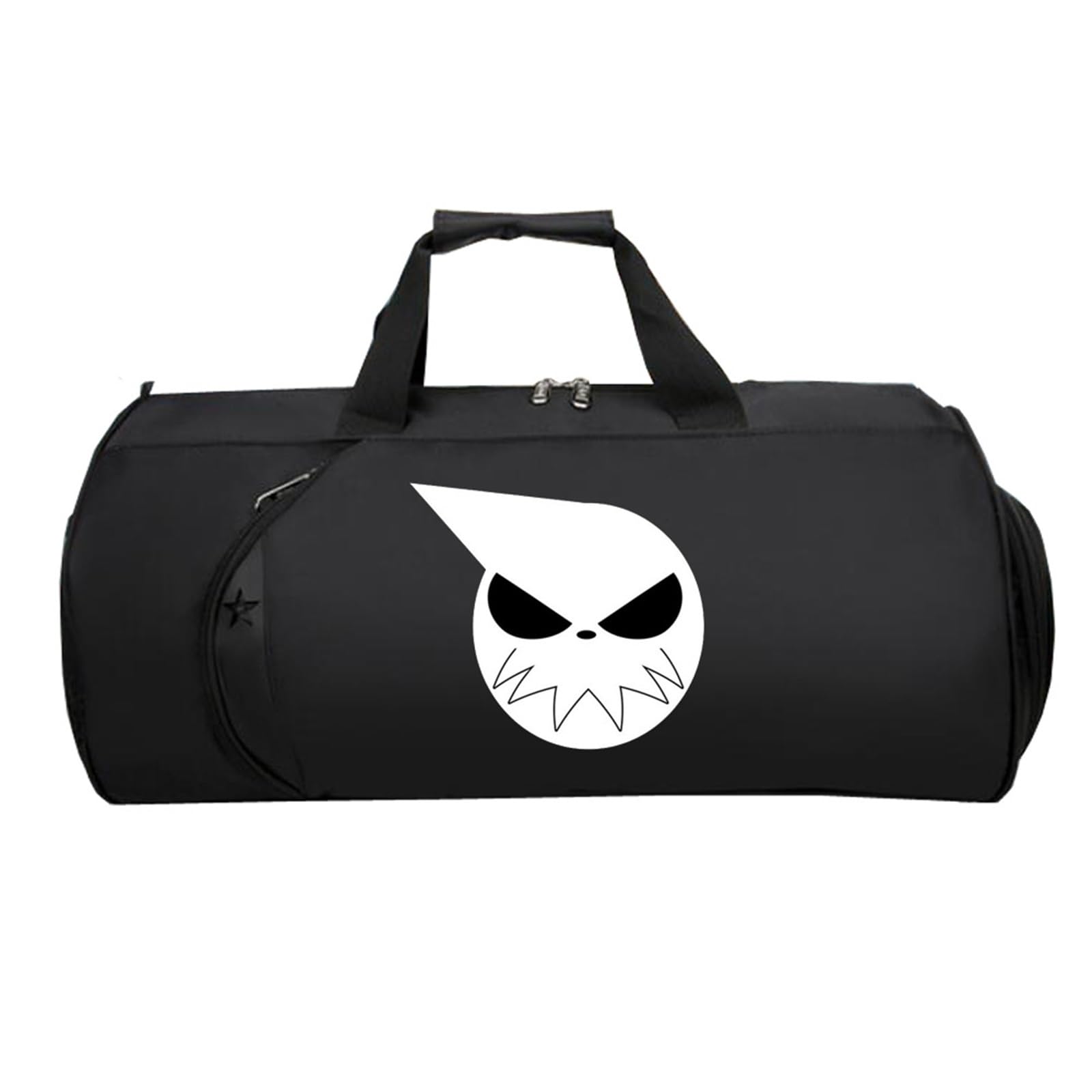 So-ul Eat-er Cabin Bag Anime, Faltbare Reisetasche HandgepäCk, HandgepäCk Unisex G.ym Wochenendtasche Flugzeug(Black 8)