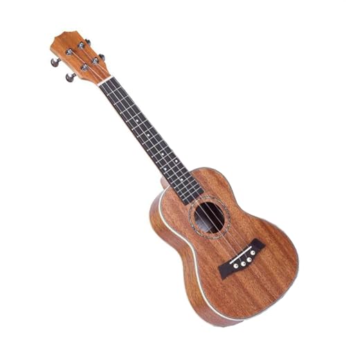 Tenor-Akustik-Ukulele, 23-Zoll-Gitarre, 4 Saiten, Mahagoni-Ukulele, Handgefertigte Holz-Ukulele Ukulele Einsteiger Kit (Color : A)