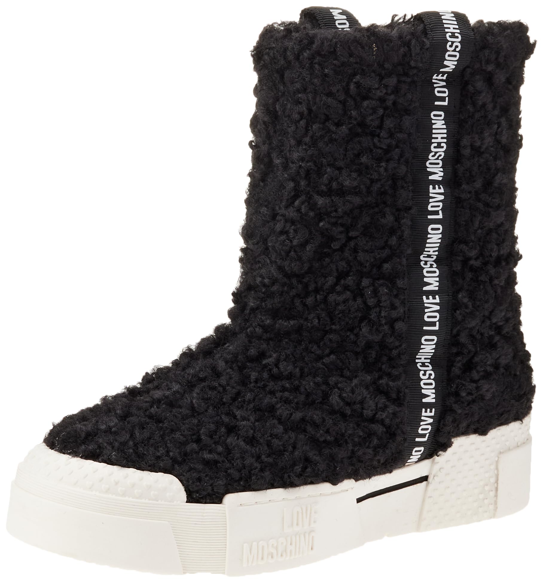 Love Moschino Damen Sneakers, Schwarz, 41 EU