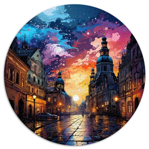 Puzzles Geschenke Spielzeug Krakauer Altstadt 1000-Teile-Puzzle für Erwachsene 67,5x67,5cm Puzzle Mitmachspiel ganze Familie