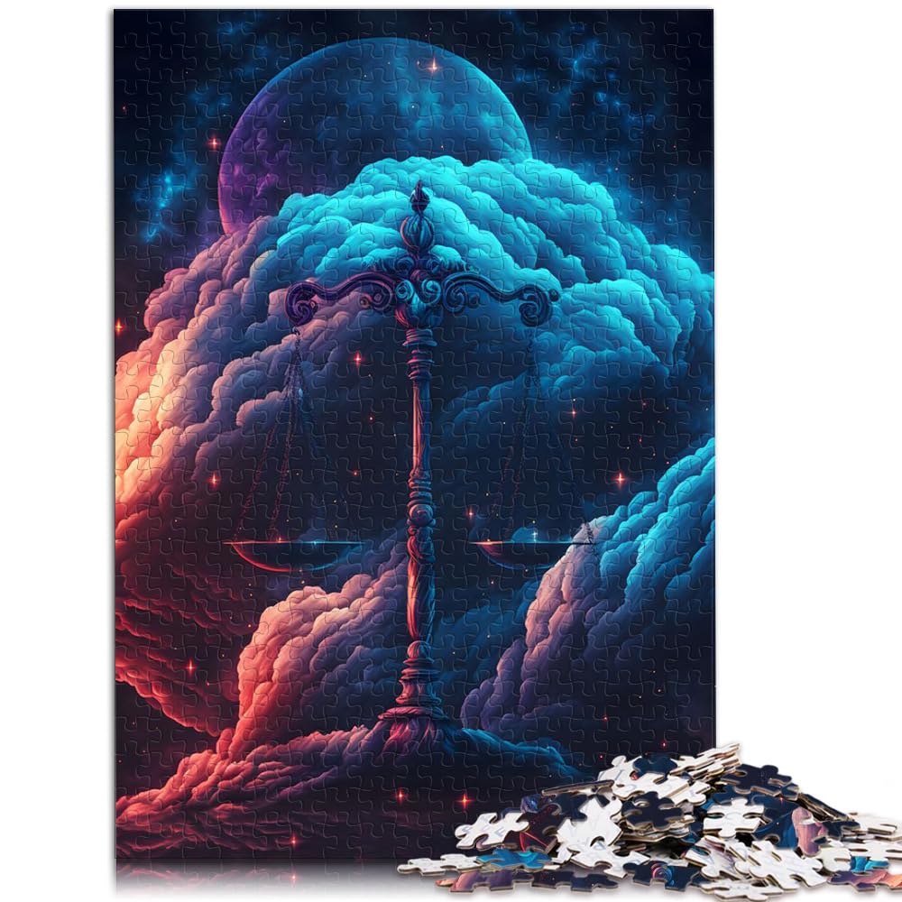 Puzzle für Puzzle Balanced Cloud Libra Art Puzzle für Erwachsene 1000 Teile Holzpuzzle Heimdekoration Puzzlespielzeug 1000 Teile (50 x 75 cm)