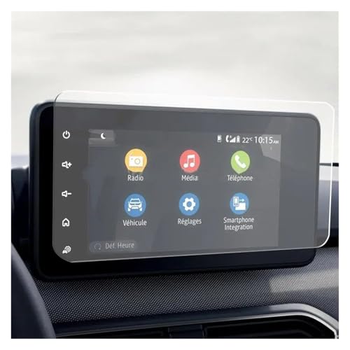 Für Dacia Für Sandero 3 Für Stepway 2020-2023 8 Zoll Auto-Infotainment-Radio GPS-Navigationsdisplay Schutzfolie TPU-Displayschutz Navigation Schutzfolie Navigations-Displayschutz