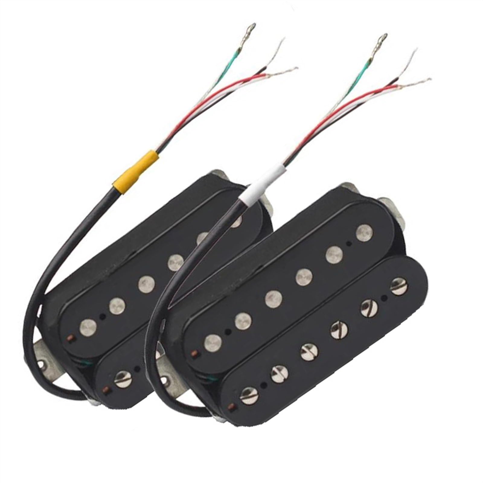 1Set E-Gitarre Humbucker Pickup Gitarre Ersatzteile Solide Nickel Pole Stücke Single-Coil-Tonabnehmer