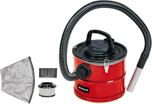 Einhell Aschesauger TC-AV 1718 D (1.200 Watt, Saugleistung 170 mbar, 18 l Weißblech-Auffangbehälter m. Schnellverschlüssen, Feinstaubvorfilter, Filterkartusche)