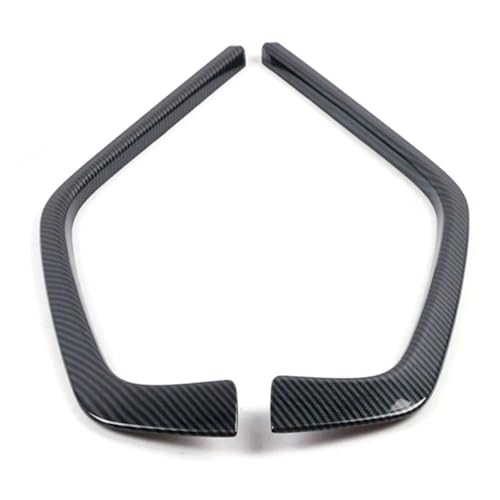 Frontgrills Für Toyota Für RAV4 Für RAV 4 2019 2020 2021 Frontstoßstangendekorationsabdeckung Stylinggrillverkleidungsstreifen Grillschutz Front Bumper Grille(Carbon Fiber)