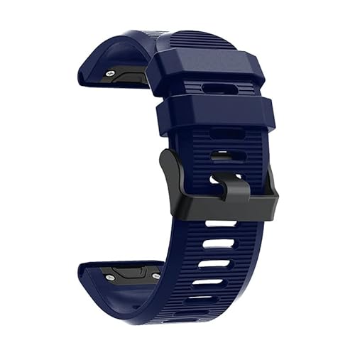 OPKDE 26 mm Schnellverschluss-Armband für Garmin Fenix 6X Pro 5X, Silikonband, Ersatzarmband für Fenix 3 3HR Uhrenarmband, 26MM Fenix 3 3HR, Achat