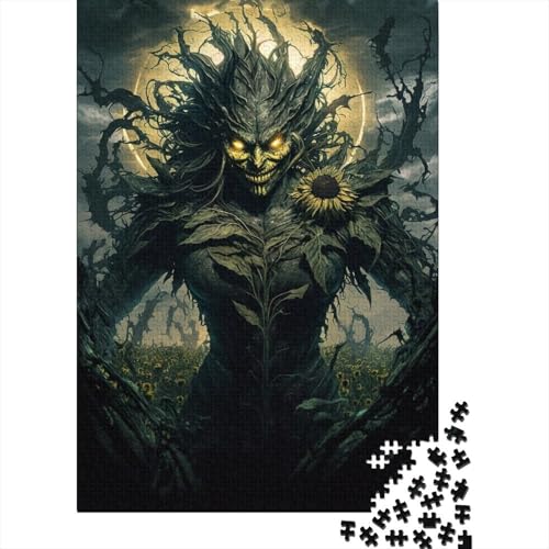 Das Monster-Holzpuzzle für Erwachsene und Teenager, Erwachsenenpuzzle 1000 Teile, eignet ganze Familie und die (Größe 75x50cm)