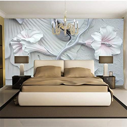 Lilienblüte 3D Tapeten Wanddekoration Fototapete Sofas Wohnzimmer Wandbild Schlafzimmer-200cm×140cm