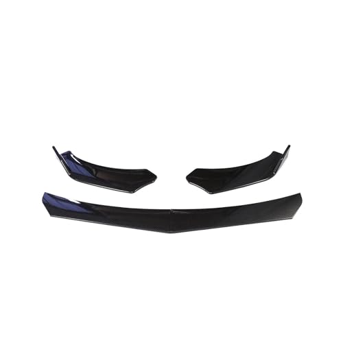 Splitter 4PCS Car Front Bumper Lip Body Kit Spoiler Splitter Diffusor Einstellbar Universal Carbon Fiber Canard Splitter Für Etc. Frontlippe(B-Style Carbon)