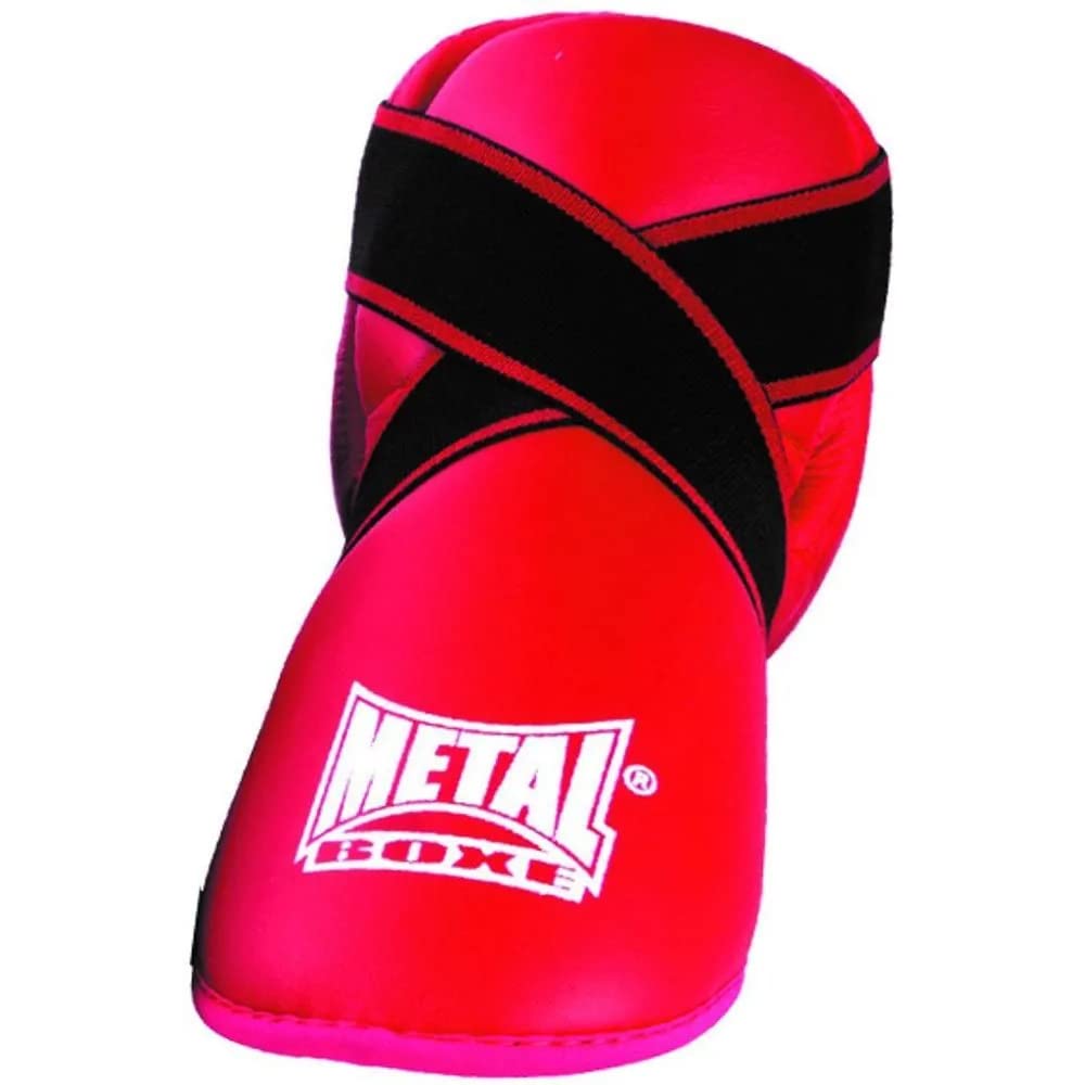 METAL BOXE Protège-Pieds Rouge Taille XS