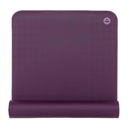 Natur-Kautschuk Yogamatte ECO PRO XL, extra-lang, violett/lila, extrem rutschfest, 4mm, 100% Naturmaterial, Ökotex 100, Naturkautschuk ohne Zusätze, 200 x 60cm