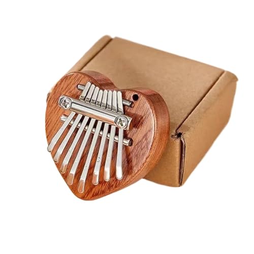 Kalimba 8 Schlüssel Kalimba Musical Instrument Mini Musik Tastatur Daumen Klavier Holz Acryl Daumen Klavier Tragbare(A)