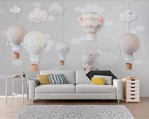 Geometrische Berge Ballonfahren 3D Tapeten Wanddekoration Fototapete Sofas Wohnzimmer Wandbild Schlafzimmer-300cm×210cm