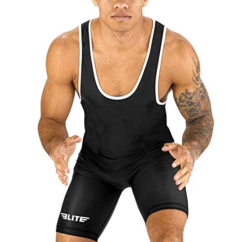 Elite Sports, Standard-Ringertrikot XL Schwarz