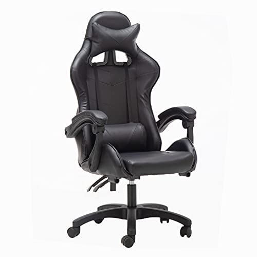 TBSZCM Bürostühle für Zuhause, ergonomischer Bürostuhl, hohe Rückenlehne, Gaming-Stuhl mit Lendenwirbelstütze, PC-Computerstuhl, Rennstuhl, Drehstuhl, Schreibtischstuhl für Schlafzimmer, Vorwärts