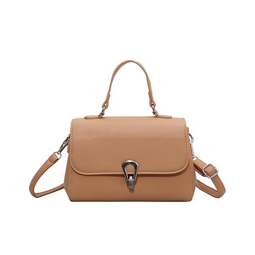 ohodhmnu Damen Tote Bag Schultertasche für Frauen Flap Crossbody Bag Handtasche Geldbörse mit verstellbarem Schultergurt Mode Geldbörse, khaki, No pendant