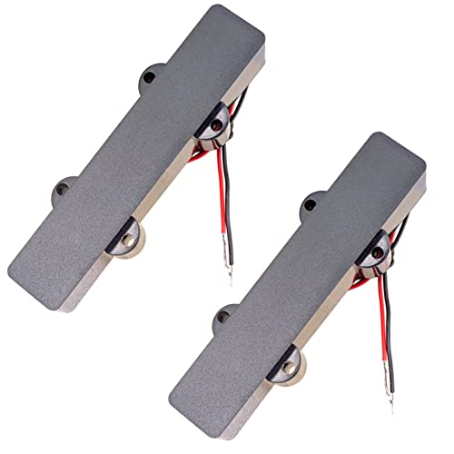 ZENGXUE 2 Stück versiegelter Humbucker Tonabnehmer für 4- Saiter JB E-Bass Humbucker Tonabnehmer Set