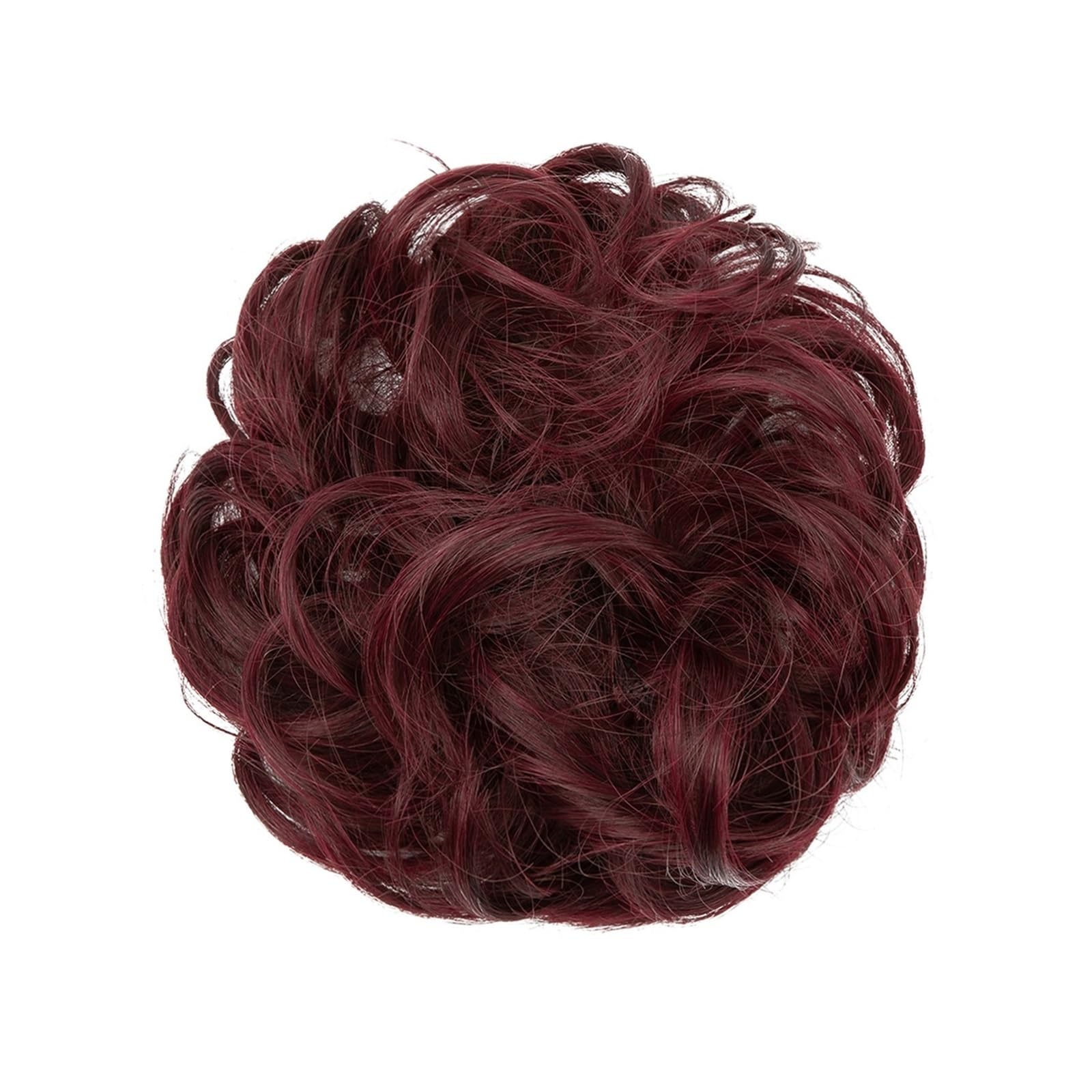 Haarteile Haarknoten Unordentlicher synthetischer Haarknoten for den täglichen Gebrauch, Chignon-Scrunchies, gefälschtes Haarband, Zopf, elastisches Haarteil, Schwanz for Frauen H9 Brötchen Haare(118)