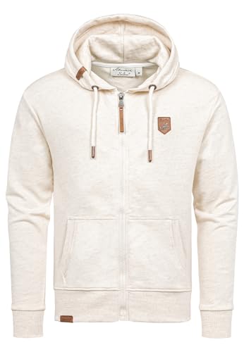 Amaci&Sons Sweatjacke Kapuzenpullover Herren Pullover Hoodie Zipper Jacke 4073 Beige L