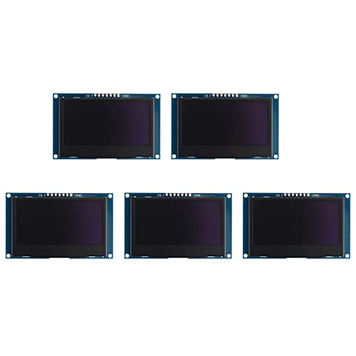 Kiudduy 5Stck 2,42 12864 128X64 OLED-Anzeigemodul Iic I2C SPI Serieller LCD-Bildschirm für C51 Stm32(Weiße Schrift)