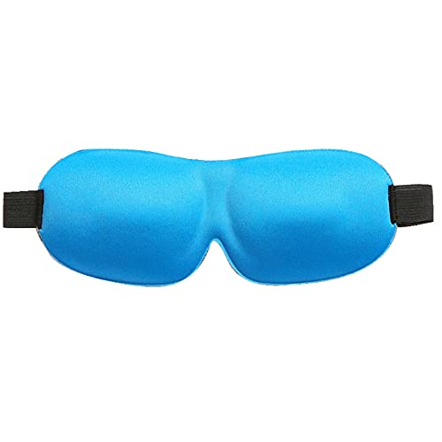 Blackout Schlafmasken, Schlaf Augen Masken 1Pcs 3D Schlaf Augen Maske Eyeshade Abdeckung Schatten Auge(Blue)