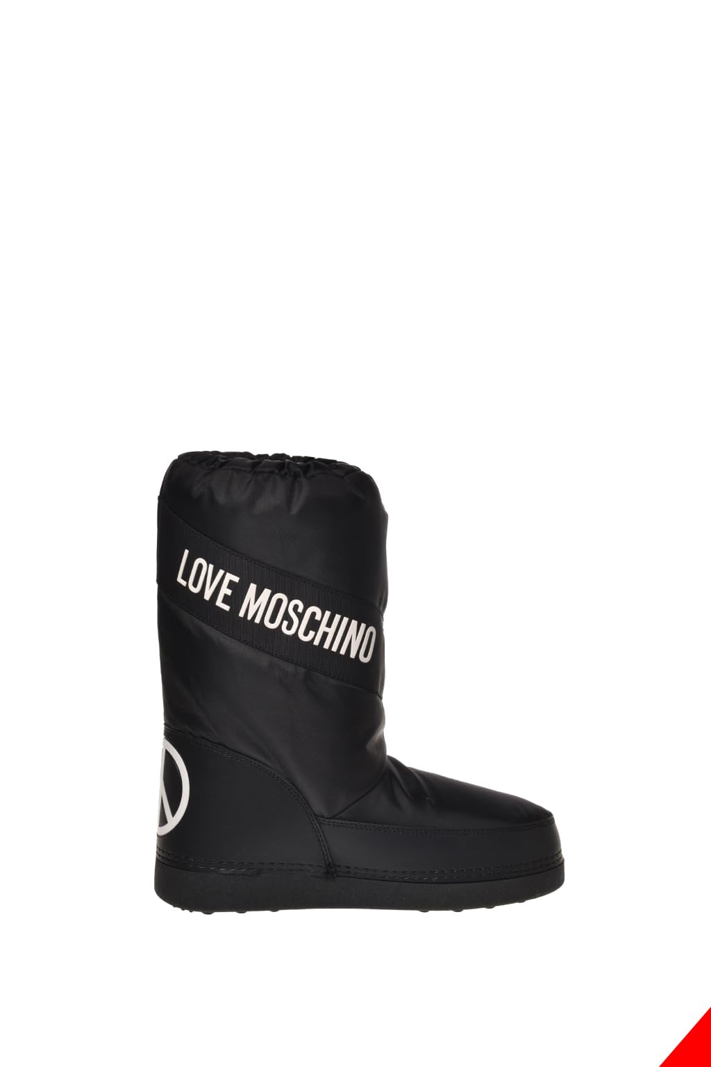 Love Moschino ST.TTOD.SKIBOOT20 Nylon Schwarz, Schwarz , 37 EU