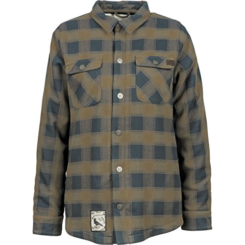 L1 Damen Strangelove Flannel '19 Hemd, Walnut/Ink, XS