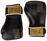 Everlast Unisex- Erwachsene Boxhandschuhe 1910 Classic Trainingshandschuhe, Schwarz, 16oz