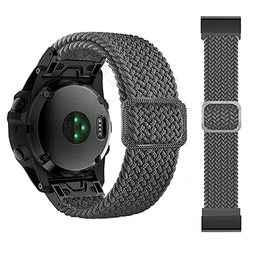 OPKDE Loop Nylon-Uhrenarmband mit Schnellverschluss für Garmin Fenix 6 6X Pro 5X 5 Plus 3HR Fenix 7X 7 Forerunner 935 MK2 Uhrenarmband, 22mm For S60 S62, Achat