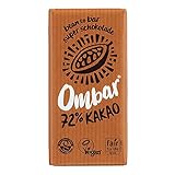 Ombar - 72% Rohkakao Bio Roh-Schokolade - 35 g - 10er Pack