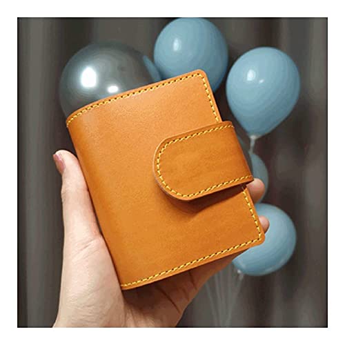 Taschenbuch Mini Journal, Notizbuch Mini-Notizbuch Taschentagebuch Kreative Mode Tragbares Loseblatt Leder Augenschutz Kleiner Notizblock Geschenk Z Journal(Wood Color)