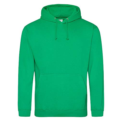 Just Hoods - Unisex College Hoodie/Kelly Green, 3XL