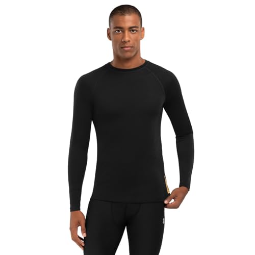 SIROKO - Thermo Shirt aus Merinowolle für Schnee Ultimate Thermal - L-XL - Schwarz