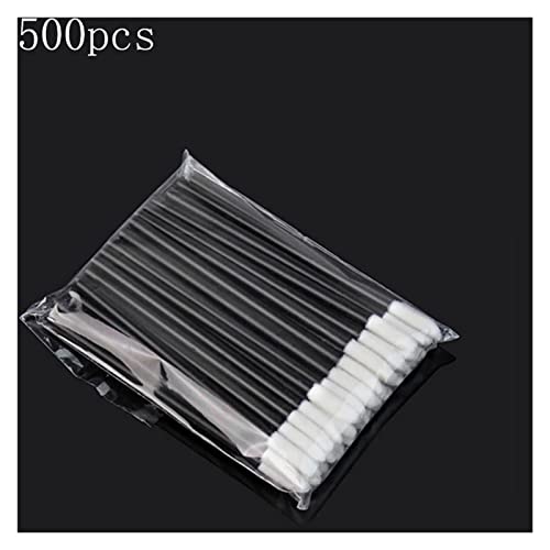 Aqxyxsw 100/500/1000 Stück Einweg-Lippenpinsel Einzelne Wimpern entfernen Reinigung Mascara Applikator Make-up Pinsel Beauty Costmatic Tools lingli(Color:500pcs)