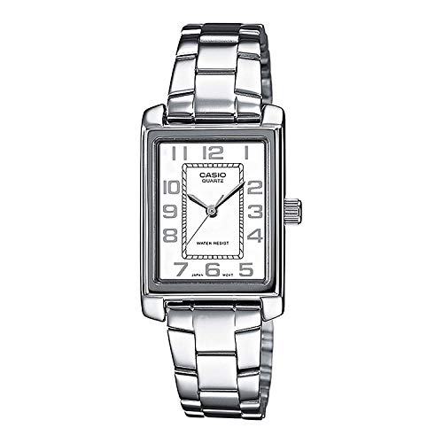 Casio Damen Analog Quarz mit Edelstahl Armbanduhr LTP1234PD7BEF