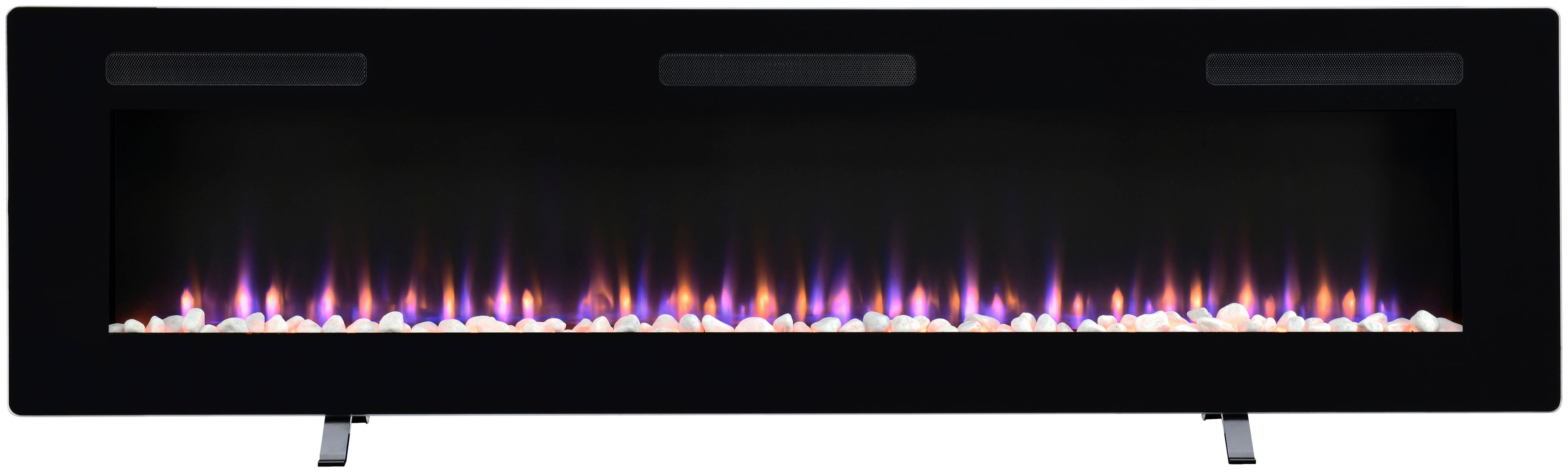 DIMPLEX - Elektrokamin Sierra 72" - LED-Lichter - App Steuerung - Realistischer Flammeneffekt - Knisternder Soundeffekt - Schwarz