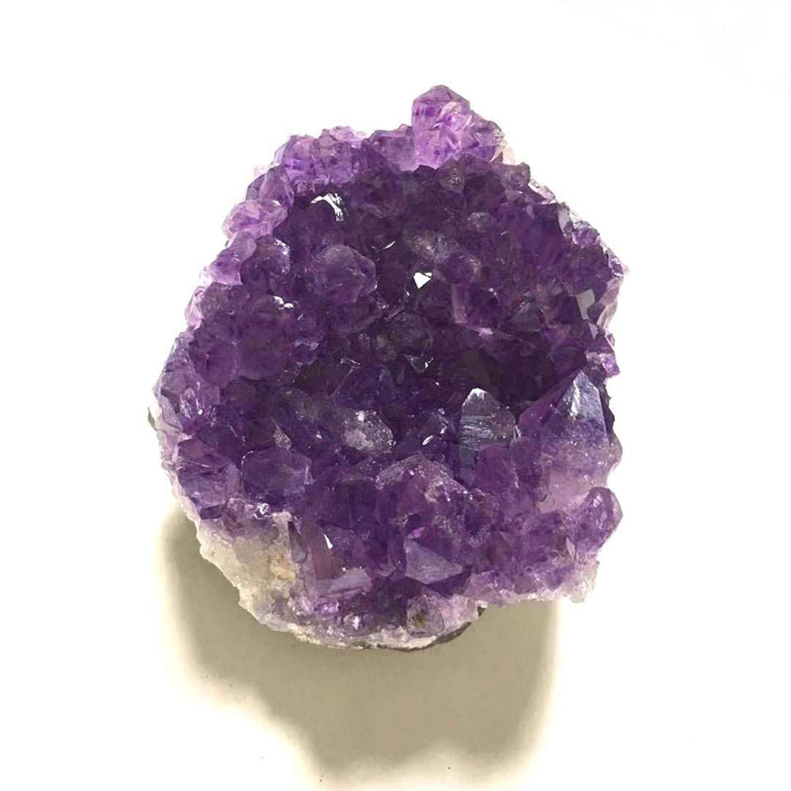 Natürlicher Roher Amethyst-Cluster-Quarz-Stein-lila Kristall-Cluster-Stein-Exemplar-Innendekoration,Amethyst-Cluster,90-100g