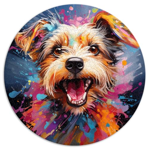 Puzzle Terrier, 1000 Teile, 67,5 x 67,5 cm, einfaches Puzzle, jedes Teil ist einzigartig – anspruchsvolles, unterhaltsames Spiel für die ganze Familie