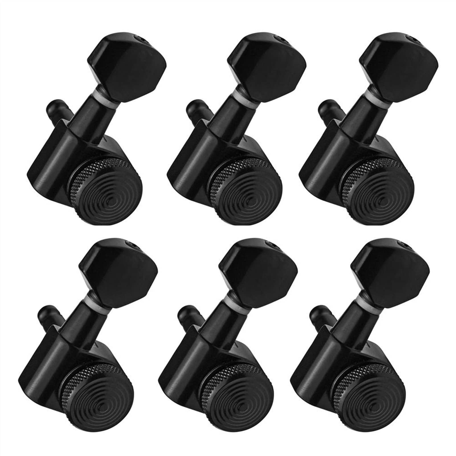 ALFAAL 6pcs Guitar String Peg Locking Tuner Tuning PEGS -Gangverhältnis für 6r Inline für Akustikgitarren