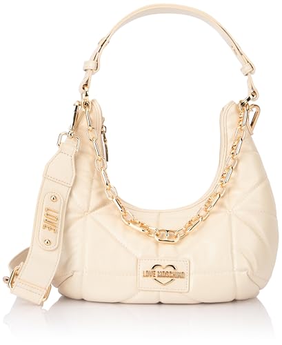 Love Moschino Damen Jc4156pp1llq0110 Handtasche, Elfenbein