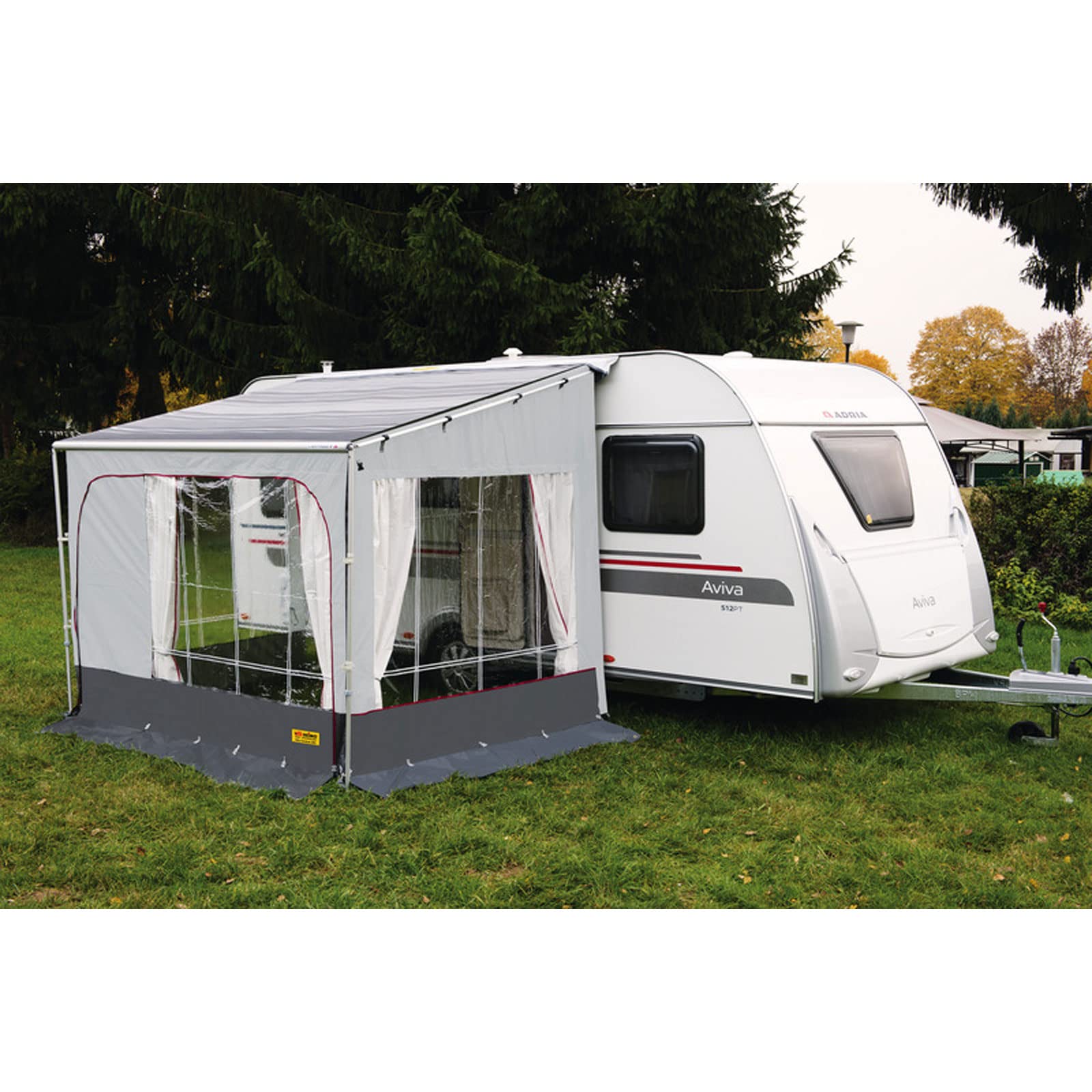 Front- und Seitenteile Villa Caravan XL Vorhang für Fiamma Caravanstore XL Markise (Villa Caravan XL 335cm f. Fiamma CaravanStore 360)