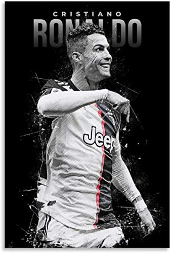 5d Diamond Painting Diamant Bilder FüR Erwachsene Und Kinder Fußballspieler Cristiano Ronaldo Star Poster (13) DIY Kreuzstich Arts Craft Kristall Strass Stickerei 23.6"x35.4"(60x90cm) Kein Rahmen