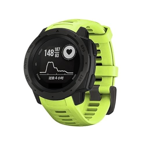 IOTUP Ersatz-Armband für Garmin Instinct Sport, 22 mm, aus Silikon, schnell anzubringen, Zubehör, For Instinct, Achat