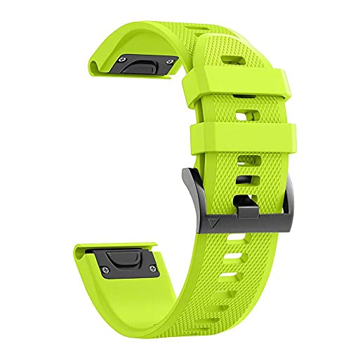 IOTUP Uhrenarmband aus Silikon für Garmin Fenix 7, 7X, 6X, Coros Vertix 2, Smartwatch, Schnellverschluss, 26 mm, 22 mm, 26mm Width, Achat