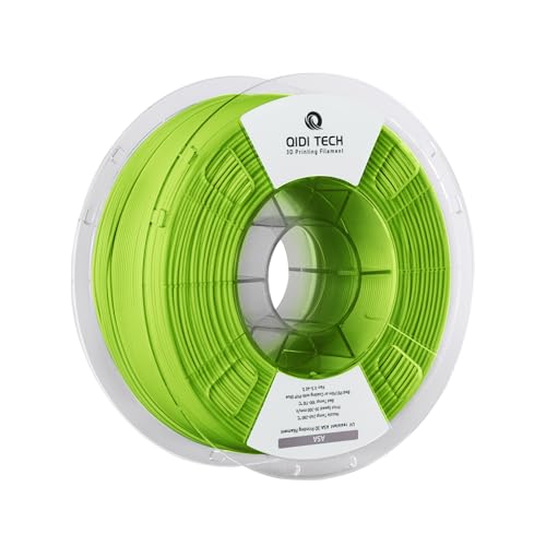 QIDI TECH ASA Filament 1.75mm Grün,3D Drucker Filament ASA 1kg Spule(2.2lbs),Hohe UV Beständigkeit,Geruchsarm,Perfekt für den Druck von Outdoor Funktionsteilen,Passend für die meisten FDM 3D Drucker