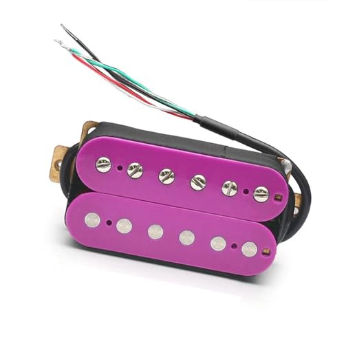 Gitarren-Tonabnehmer E-Gitarre Pickup Coil Spliting Pickup Humbucker Dual Coil Pickup 4 Leiter Kabel N-7,5K/B-15K Ausgang Lila (Color : Bridge Pickup)