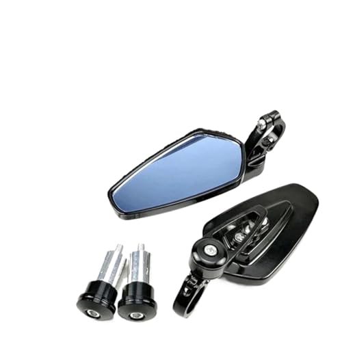 Für Kawasaki Z900 Z 900 2017 2018 2019 2020 Motorrad Universal 22MM Lenkerspiegel Rückspiegel Seitengriff Motorradspiegel-Set(BLAU)