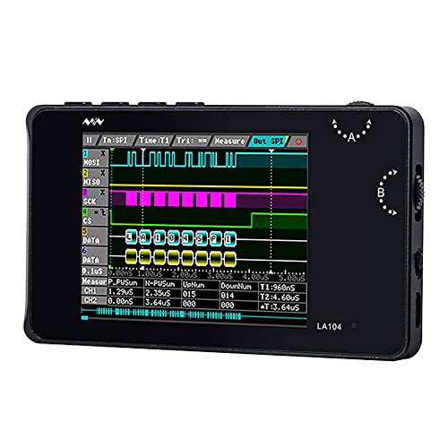 Eysaure LA104 Logikanalysator im Taschenformat Handheld SPI I2C UART 100Msa/S Max. Abtastrate