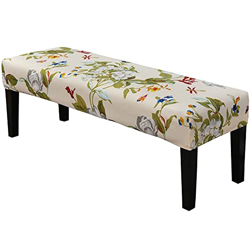 Universal-Bezug Für Esszimmer-Bank, Stretch Dining Bench Cover Für Esszimmer Gedruckt Bezug Für Esszimmerstuhl Spandex Elastische Stuhlhussen Für Wohnzimmer-AN-Groß